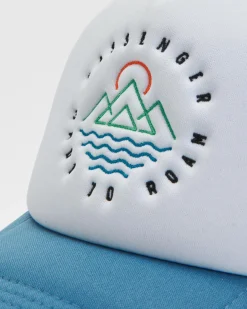 Escapism Trucker Hat - Black/Moonlight Blue