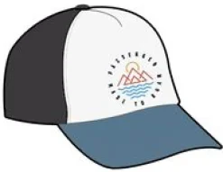 Escapism Trucker Hat - Black/Moonlight Blue