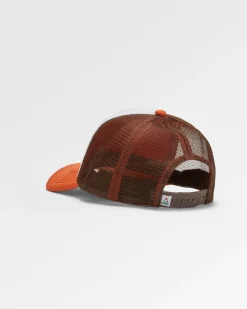 Escapism Trucker Hat - Chestnut/Sunrise Orange