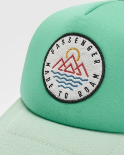 Escapism Trucker Hat - Green Fig