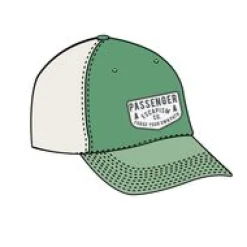 Escapism Trucker Hat - Green Fig