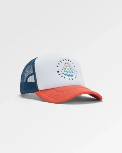 Escapism Trucker Hat - Moonlight Blue/Red Spice