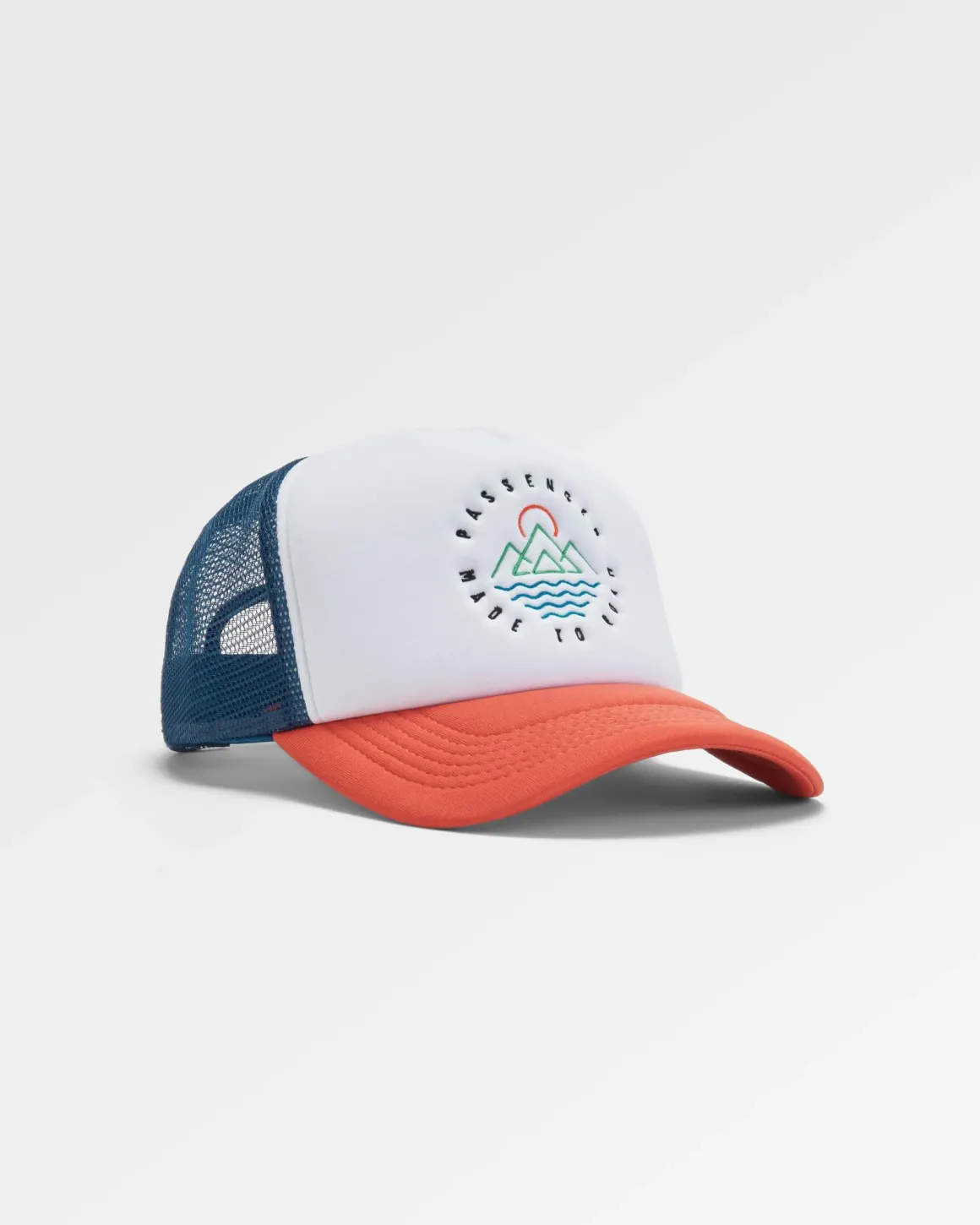 Escapism Trucker Hat - Moonlight Blue/Red Spice