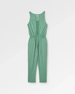 Eva Recycled Cotton Jumpsuit - Dark Ivy