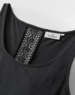 Eva Recycled Cotton Jumpsuit - Black