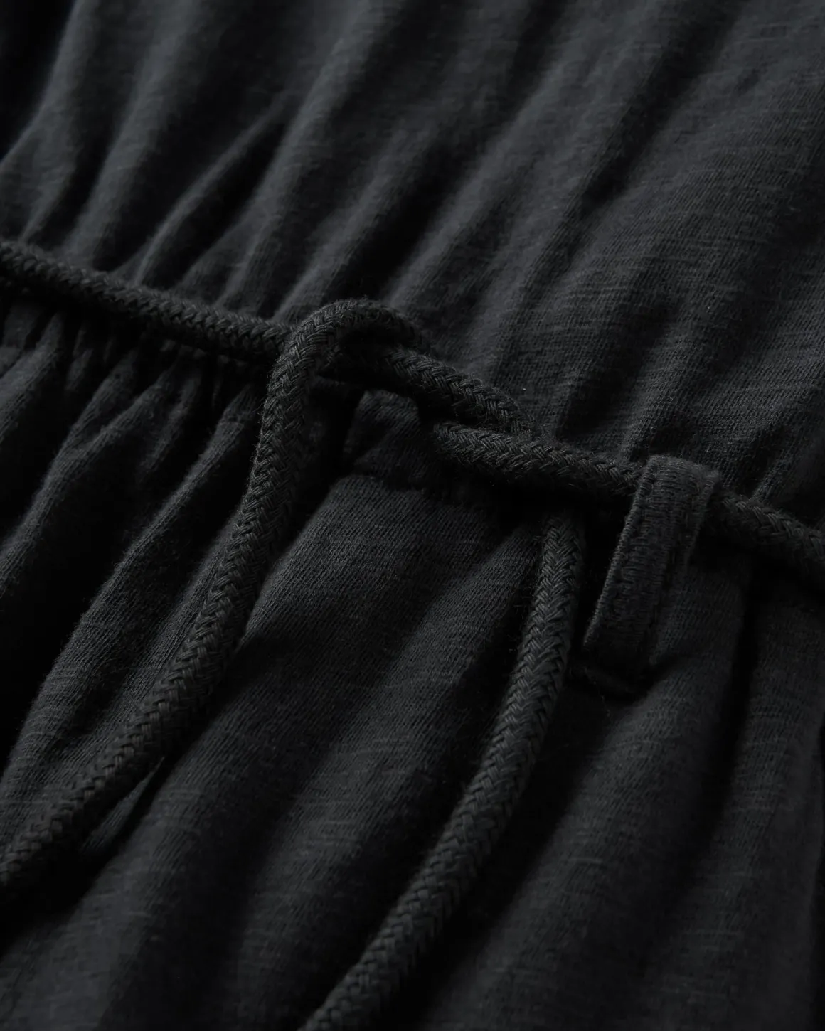 Eva Recycled Cotton Jumpsuit - Black