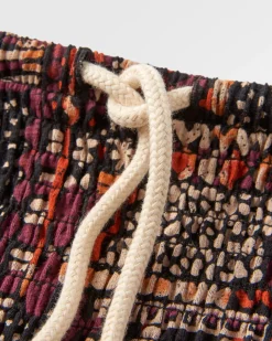 Fareway Recycled Cotton Maxi Skirt - Vintage Patchwork Black/Multi