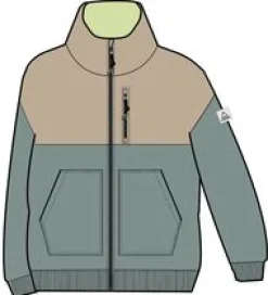 Finn Recycled Polar Fleece Lined Jacket - Pistachio