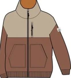 Finn Recycled Polar Fleece Lined Jacket - Baked Clay