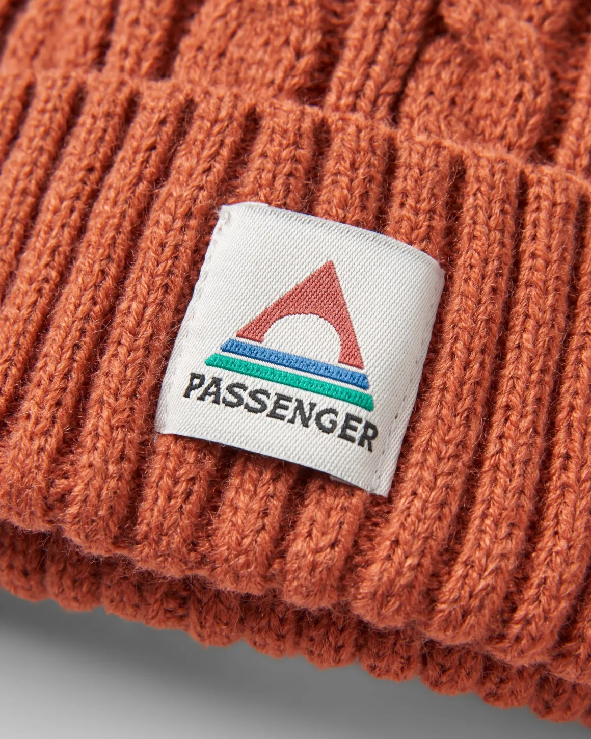 Fireside Recycled Cable Knit Beanie - Baked Clay