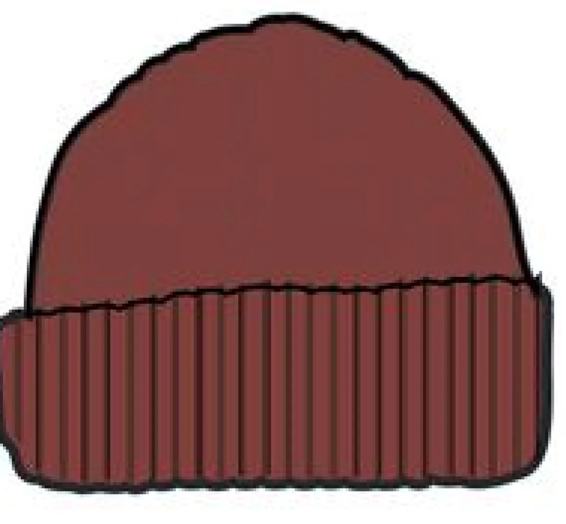 Fireside Recycled Cable Knit Hat - Red Ochre