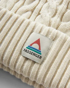 Fireside Recycled Cable Knit Beanie - Birch