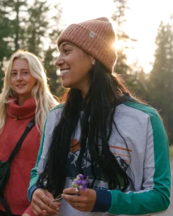 Fisherman Marl Beanie - Burnt Orange