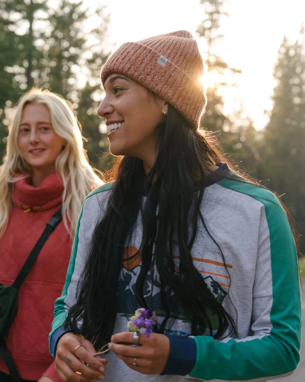 Fisherman Marl Beanie - Burnt Orange