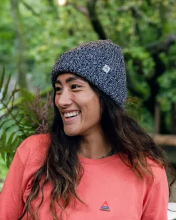 Fisherman Marl Beanie - Rich Navy