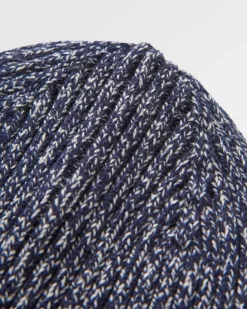 Fisherman Marl Beanie - Rich Navy