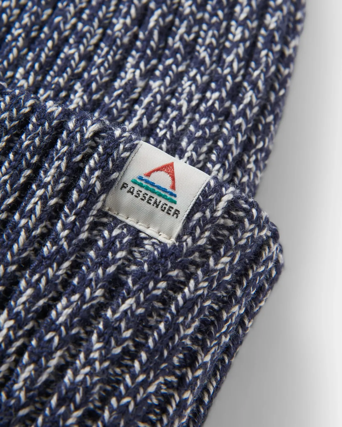Fisherman Marl Beanie - Rich Navy