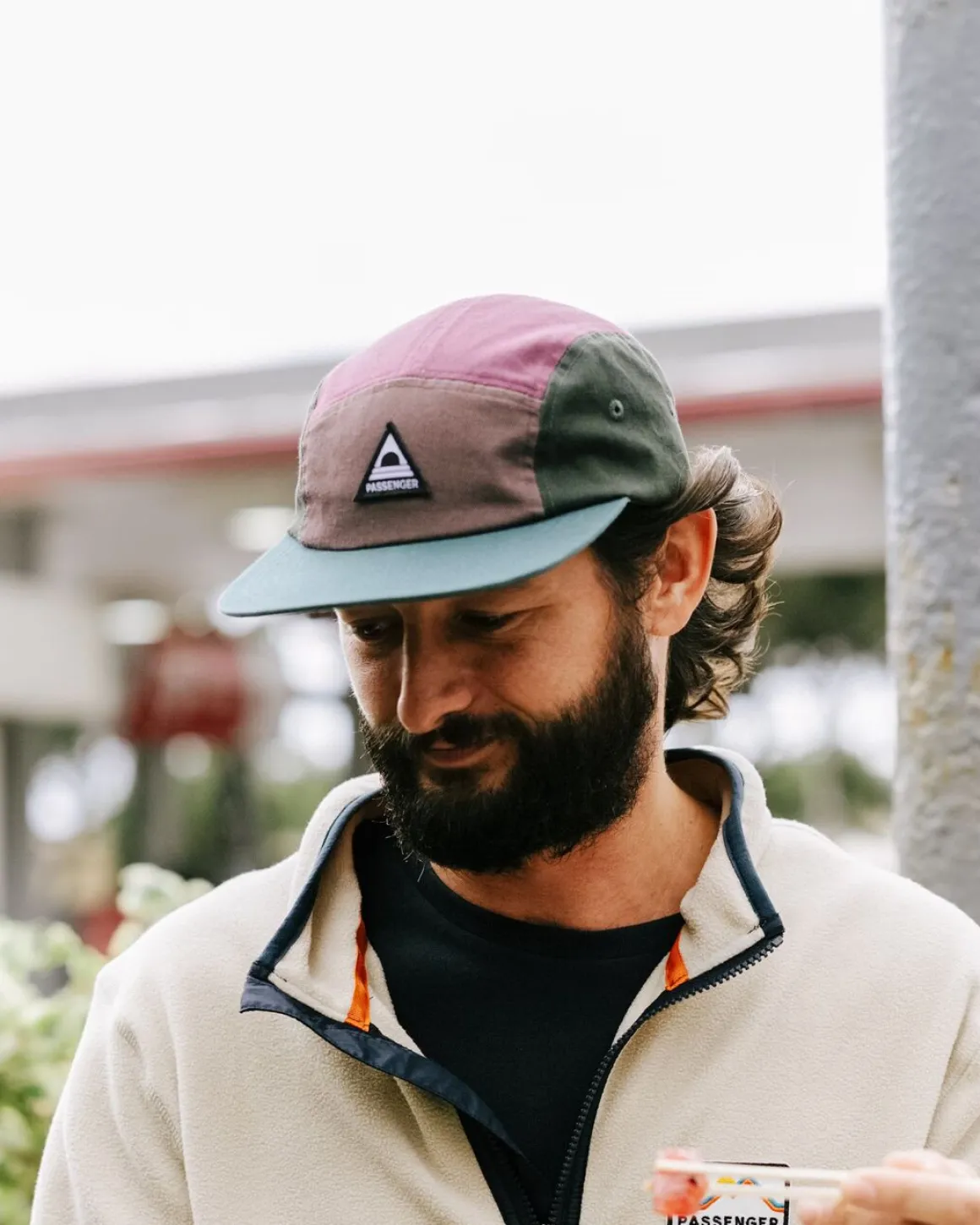 Fixie Recycled 5 Panel Hat - Grape Multi