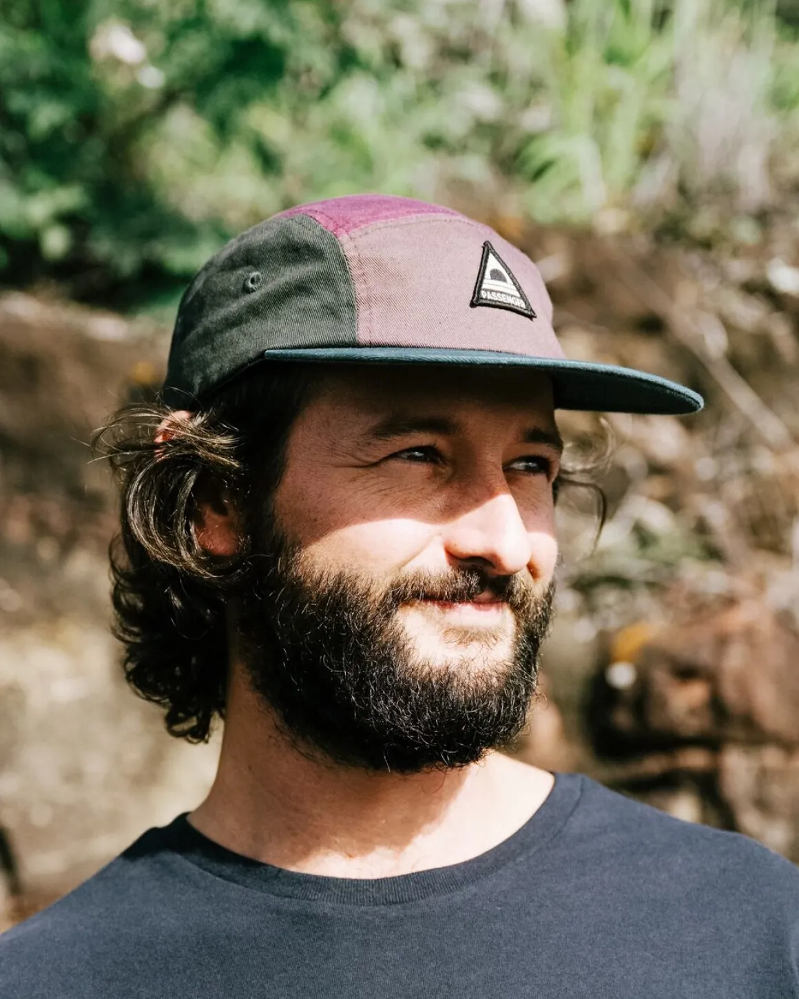 Fixie Recycled 5 Panel Hat - Grape Multi