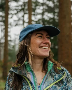 Fixie Recycled 5 Panel Hat - Tidal Blue