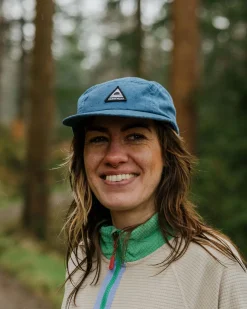 Fixie Recycled 5 Panel Hat - Tidal Blue