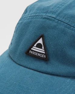 Fixie Recycled 5 Panel Hat - Tidal Blue