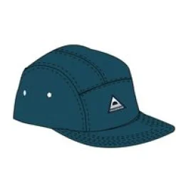 Fixie Recycled 5 Panel Hat - Tidal Blue