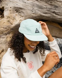 Fixie Recycled Cord 5 Panel Hat - Surf Spray