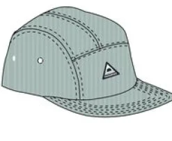 Fixie Recycled Cord 5 Panel Hat - Surf Spray