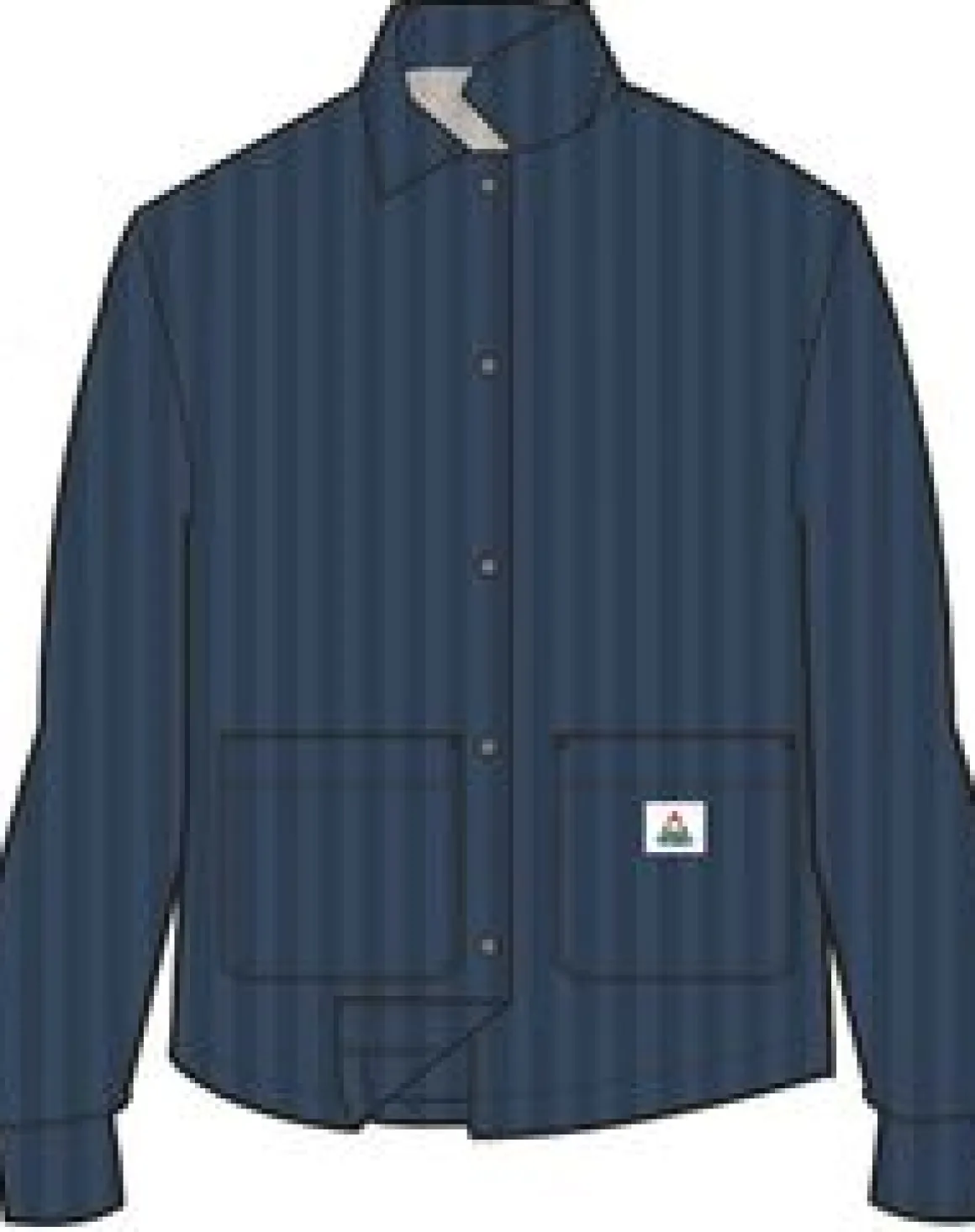 Flint Corduroy Shirt Jacket - Deep Navy