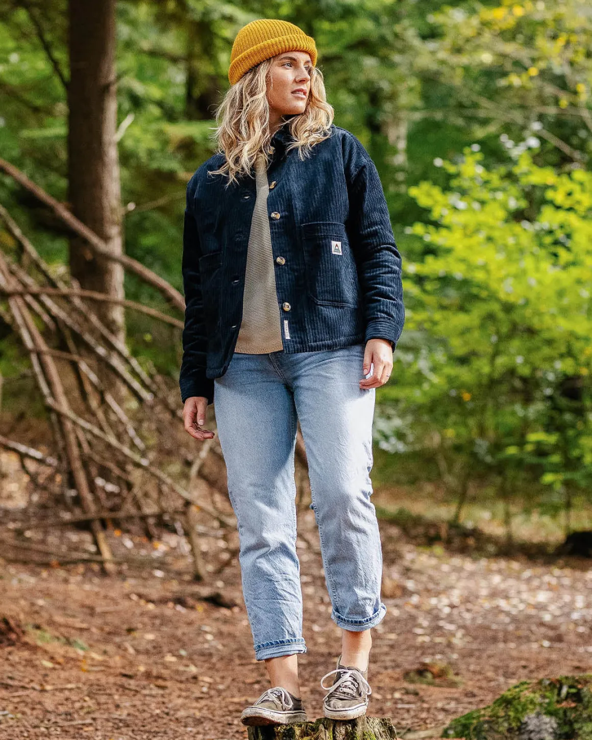 Flint Corduroy Shirt Jacket - Deep Navy