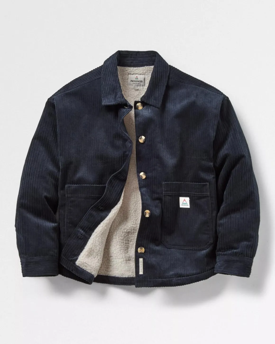 Flint Corduroy Shirt Jacket - Deep Navy