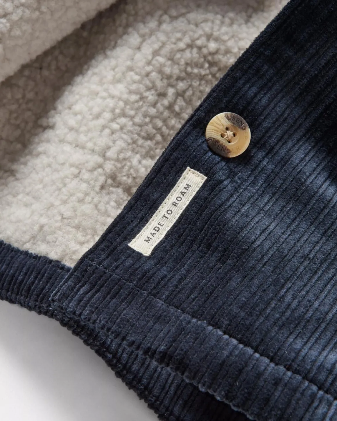 Flint Corduroy Shirt Jacket - Deep Navy