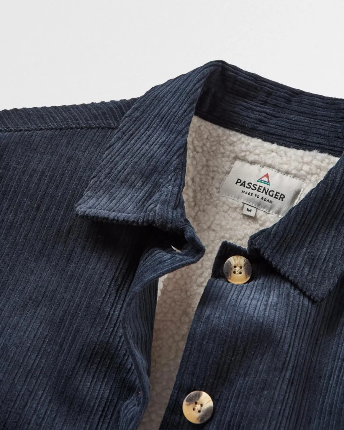 Flint Corduroy Shirt Jacket - Deep Navy