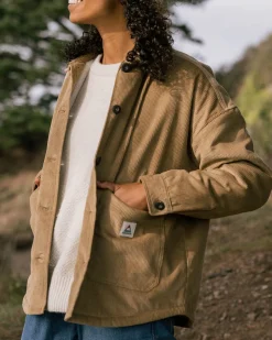 Flint Corduroy Shirt Jacket - Biscuit