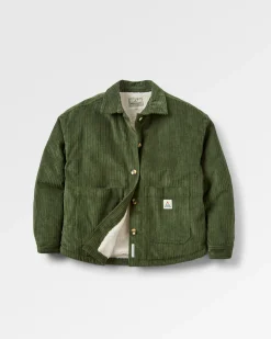 Flint Corduroy Shirt Jacket - Fir Tree