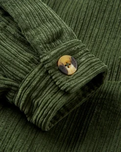 Flint Corduroy Shirt Jacket - Fir Tree