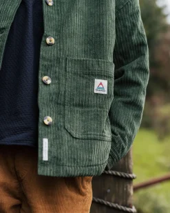 Flint Corduroy Shirt Jacket - Fir Tree