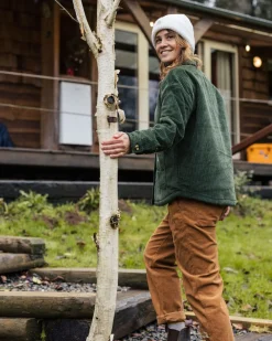 Flint Corduroy Shirt Jacket - Fir Tree