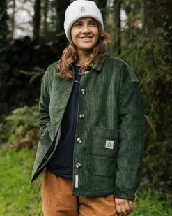 Flint Corduroy Shirt Jacket - Fir Tree