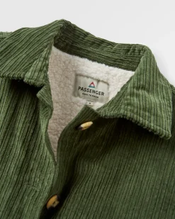 Flint Corduroy Shirt Jacket - Fir Tree