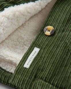 Flint Corduroy Shirt Jacket - Fir Tree