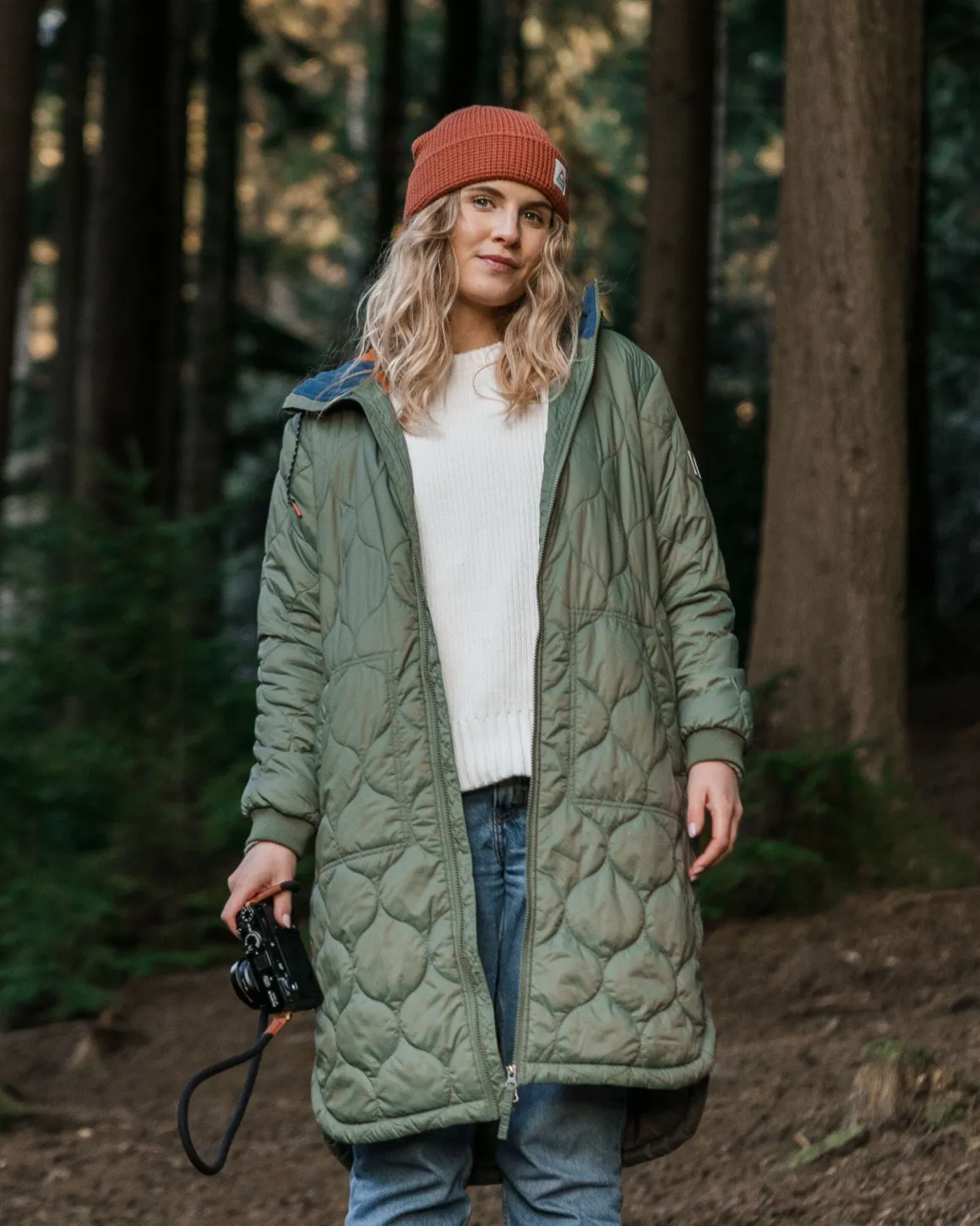 Flora 2.0 Long Recycled Insulated Parka - Dusty Olive