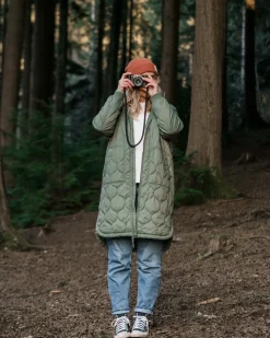 Flora 2.0 Long Recycled Insulated Parka - Dusty Olive