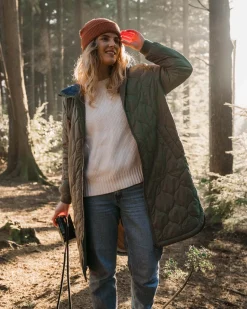 Flora 2.0 Long Recycled Insulated Parka - Dusty Olive