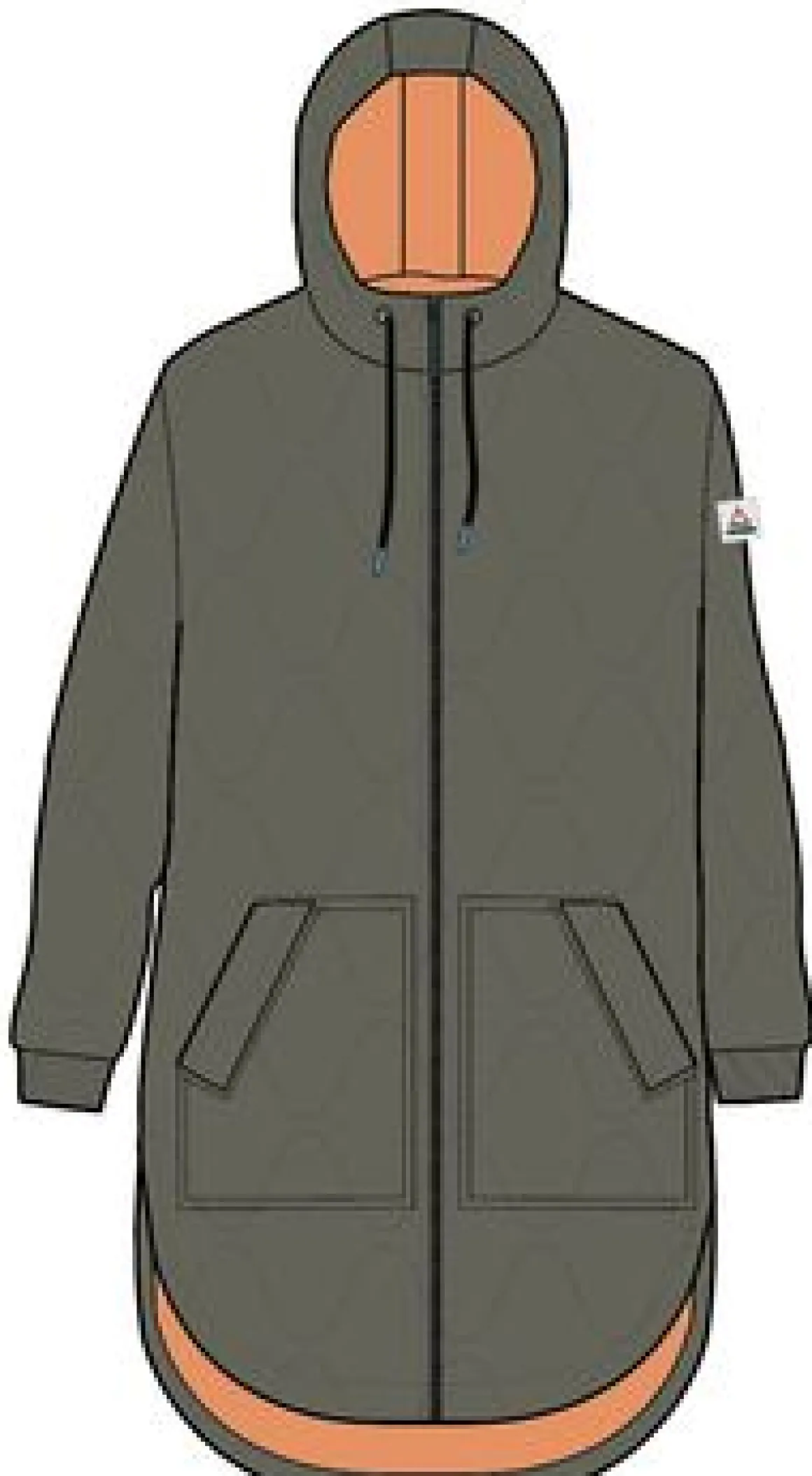 Flora 2.0 Long Recycled Insulated Parka - Dusty Olive