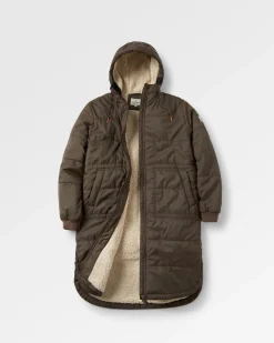 Flora 2.0 Recycled Sherpa Lined Parka - Coffee
