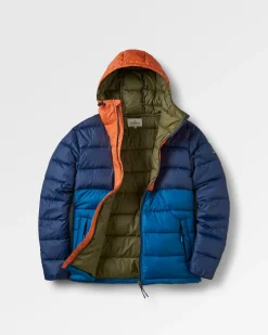 Flynn Recycled Insulated Jacket - Rich Navy/ Burnt Orange