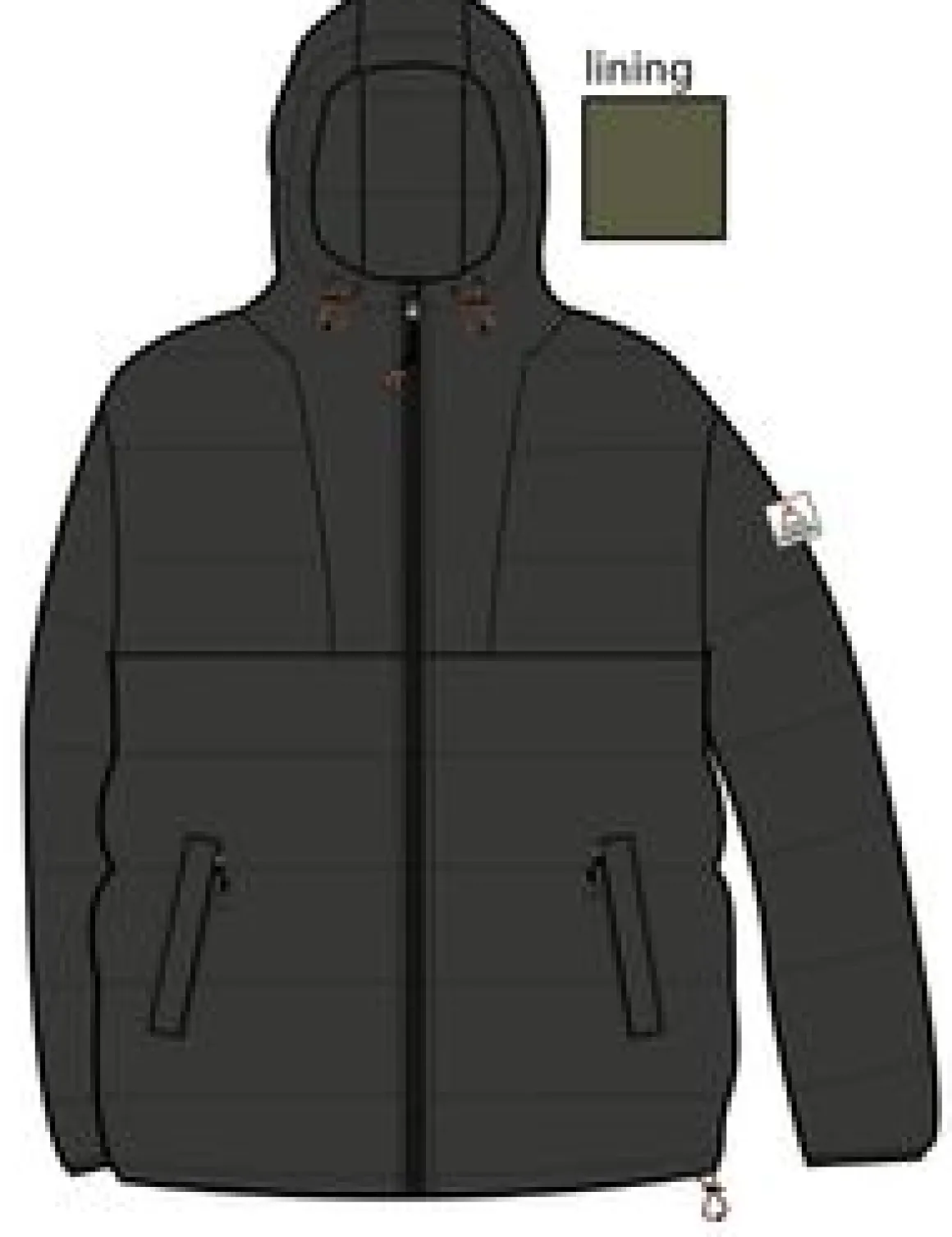 Flynn Recycled Insulated Jacket - Black