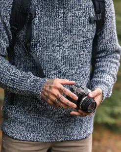 Fog Recycled Knitted Sweater - Gray Marl